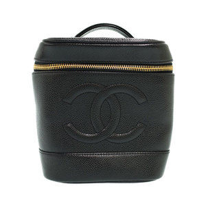 Chanel Cocomark Vanity Bag Case Black